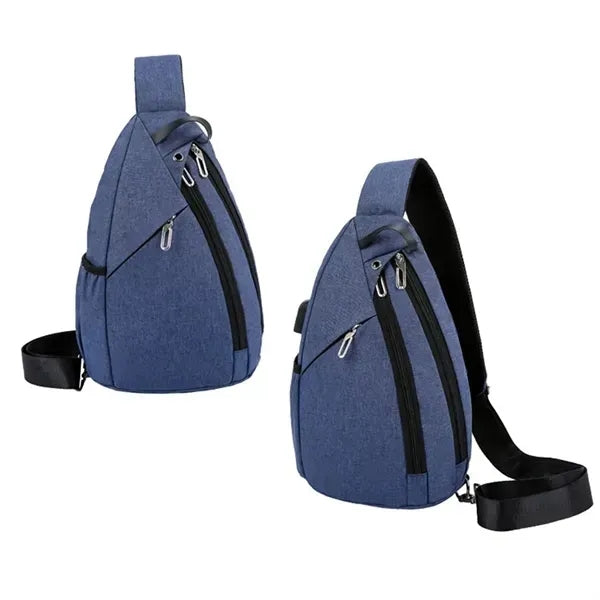 Canvas Crossbody Bag with Adjustable Strap
