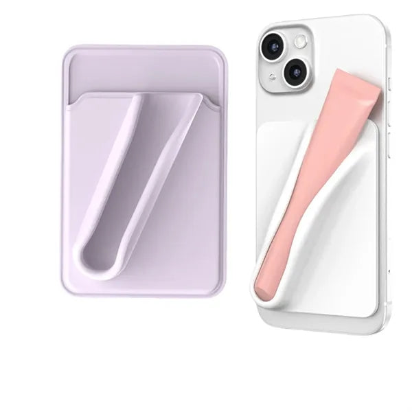 Silicone Lipstick Holder Phone Case Stick-On iPhone Android