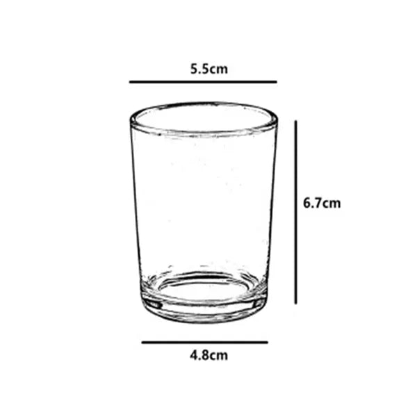 Glass Candle Holder