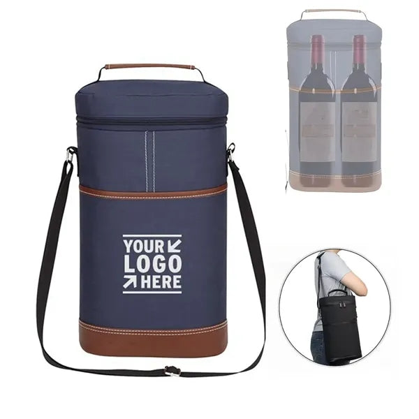 Insulated Leakproof Wine Cooler Carrier Tote Bag