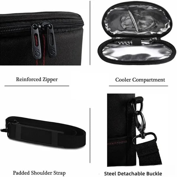 Insulated Leakproof Wine Cooler Carrier Tote Bag