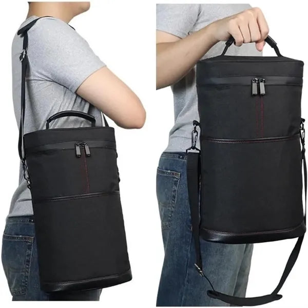 Insulated Leakproof Wine Cooler Carrier Tote Bag