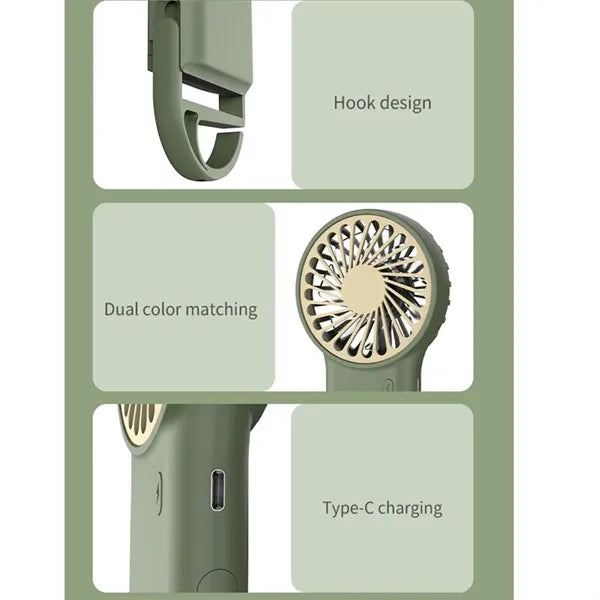 Handheld Fan for Office Home Outdoor and Travel