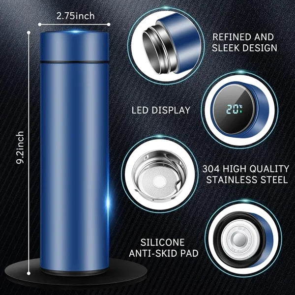 Temperature Display Smart Water Bottle