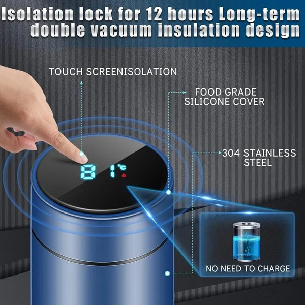 Temperature Display Smart Water Bottle