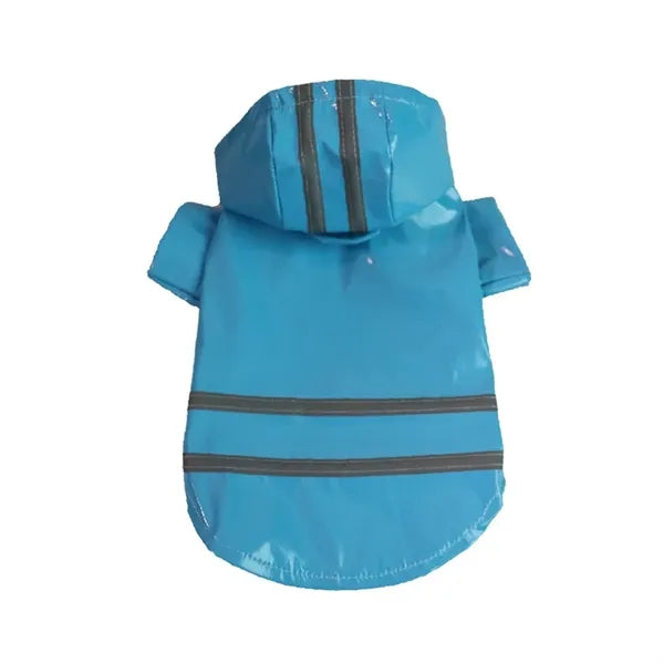 Pet Reflective Raincoat With Cap