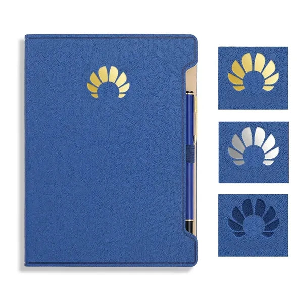 8.26''x6.1'' Leather Notebook Journal with Pen