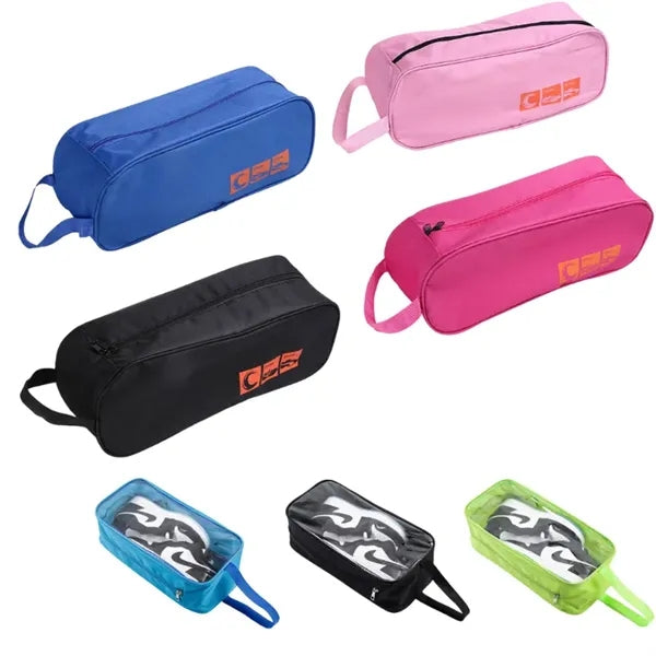 Portable shoe bag with multiple colors available