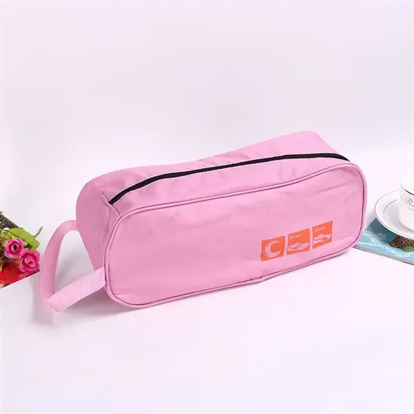 Portable shoe bag with multiple colors available