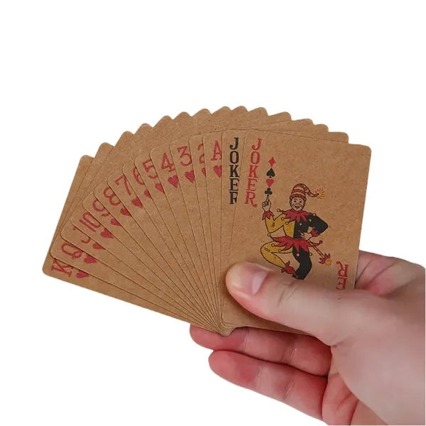Kraft Paper Playing Cards