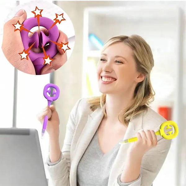 Stress Relief Silicone Fidget Snapper Pen
