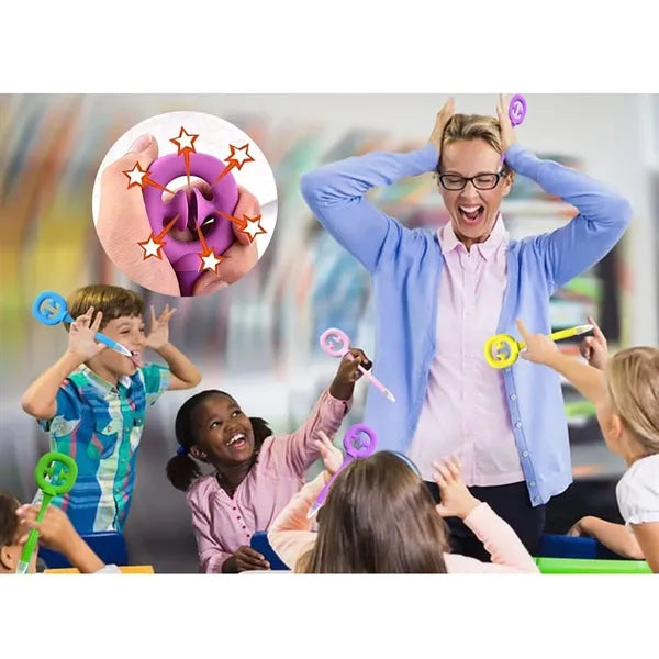 Stress Relief Silicone Fidget Snapper Pen