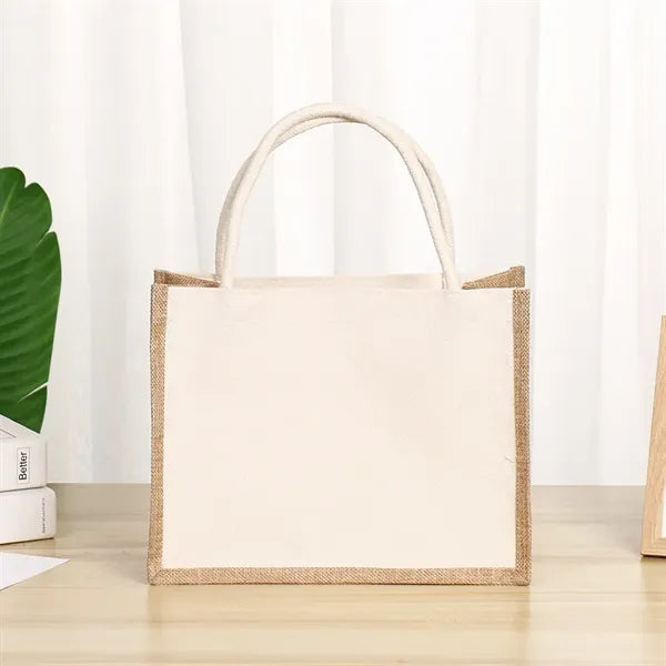 Natural Jute Tote Bag