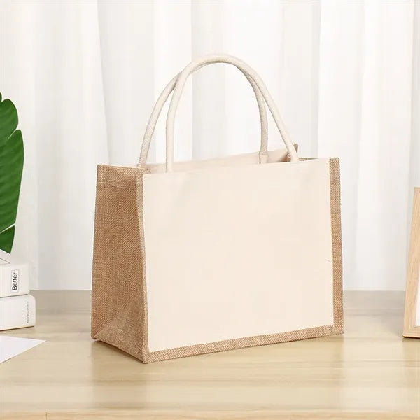 Natural Jute Tote Bag