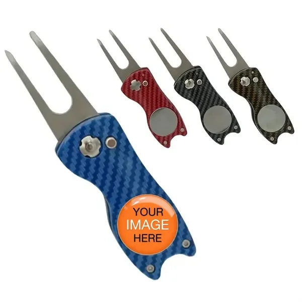 Carbon Fiber Golf Divot Repair Tool