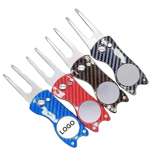 Carbon Fiber Golf Divot Repair Tool