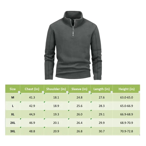 Men's Polar Fleece Cardigan
