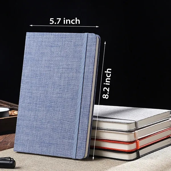 A5 Linen Hardcover Notebooks & Journal 8-1/5" x 5-7/10"