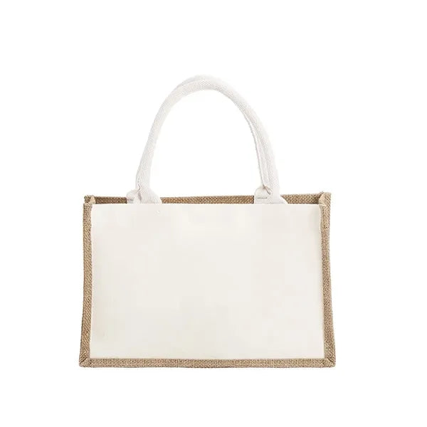 11.8 Linen Hand Tote Bag