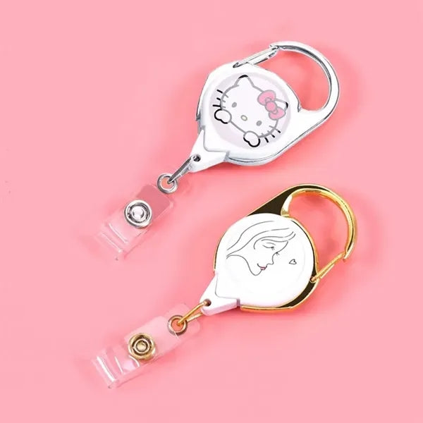 Retractable Badge Reel with Belt Clip