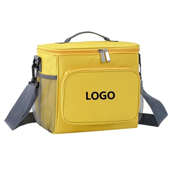 Oxford Cloth Insulated Lunch Tote Bag