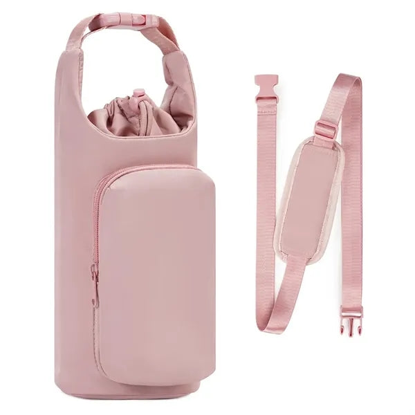 Tumbler Insulated Water Bottle Holder with Adjustable Strap