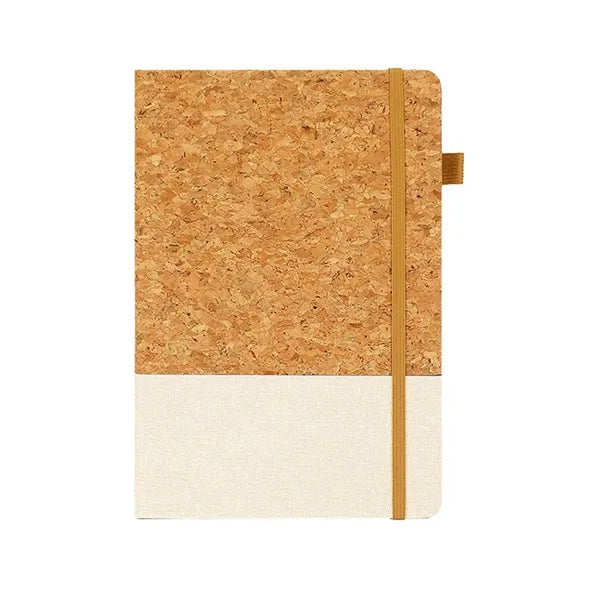 A5 Cork & Heathered Polyurethan Journal 8-2/5" x 5-7/10"