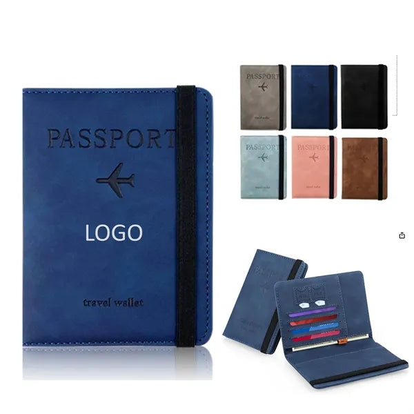 RFID Passport Holder & Travel Wallet With Elastic Band
