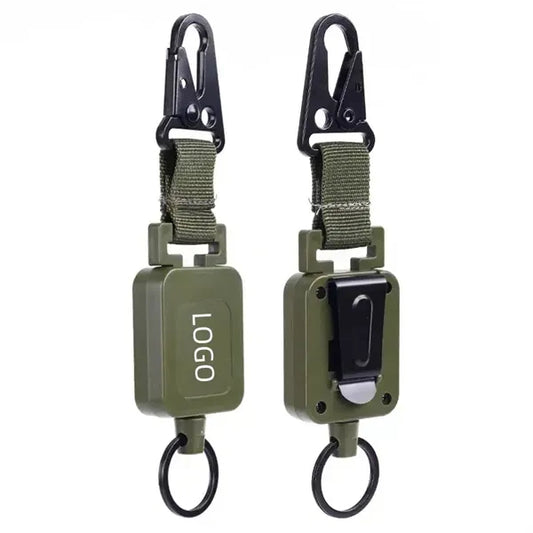 Snap Hook Carabiner Keychain Reel