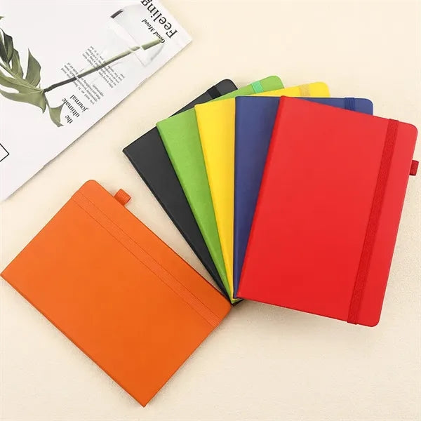 Soft Touch Journal Notebook with Pen Loop
