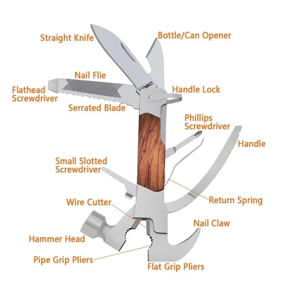 Survival Hammer Multitool