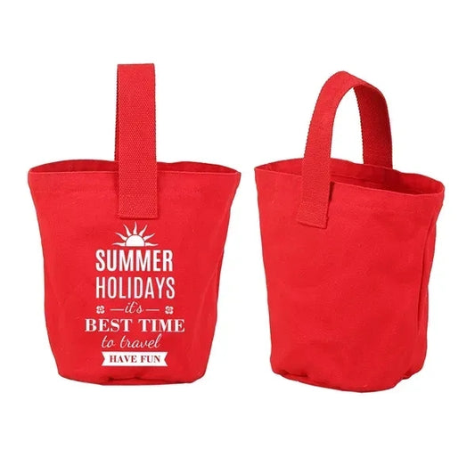 Canvas Handbag Bucket Bag