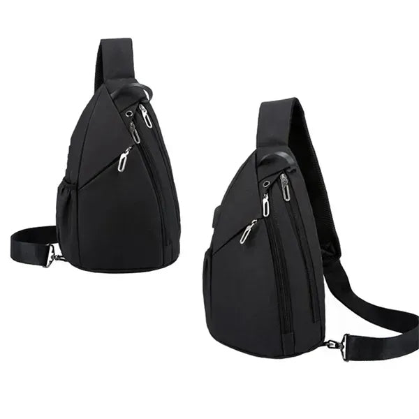 Canvas Crossbody Bag with Adjustable Strap
