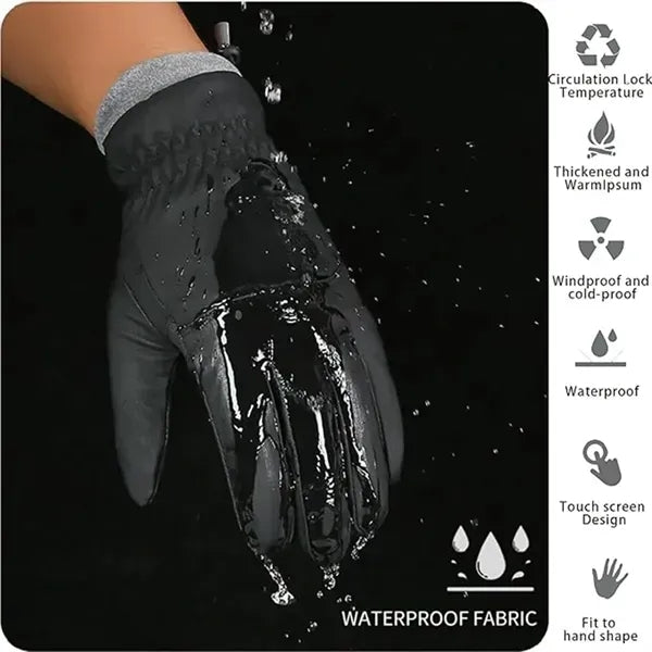 UV Protective Thermal Shield Waterproof Touchscreen Gloves