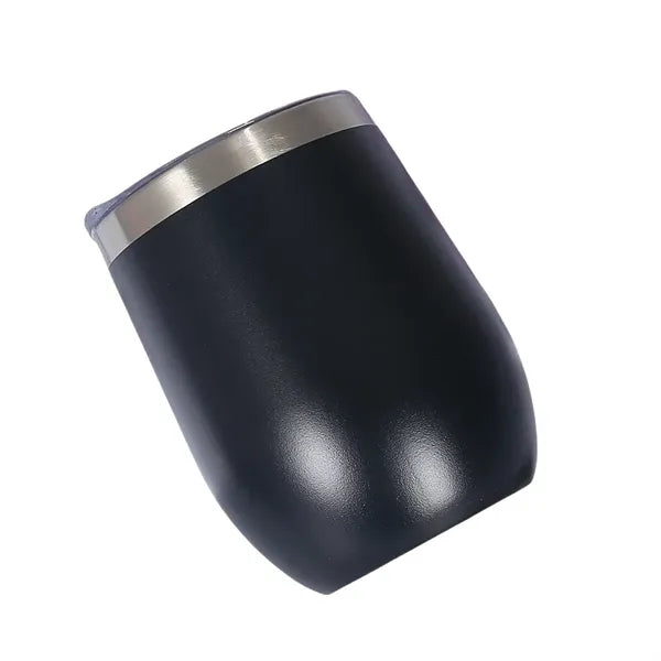 Insulated Stainless Steel Wine Tumbler w/Spill-Resistant Lid