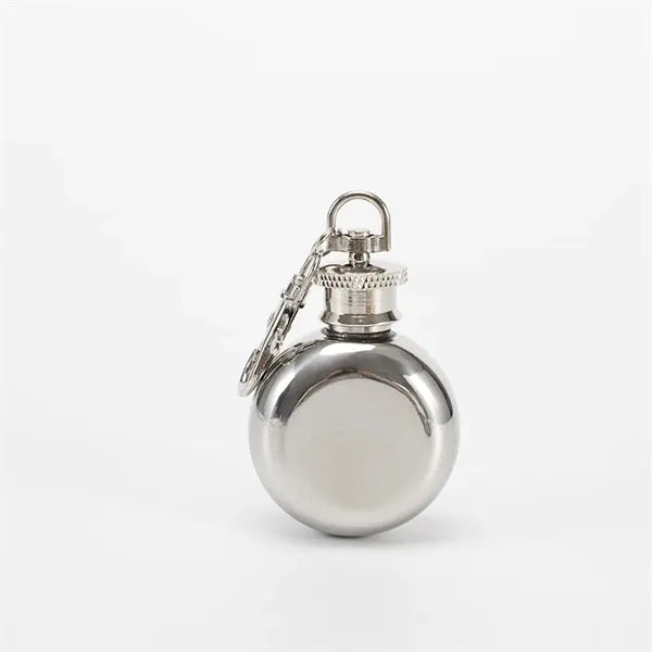1oz Round Keychain Flask
