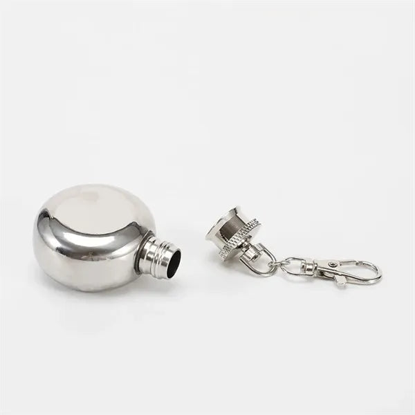Portable Multi-Colored Round Flask