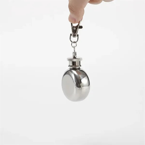 Portable Multi-Colored Round Flask
