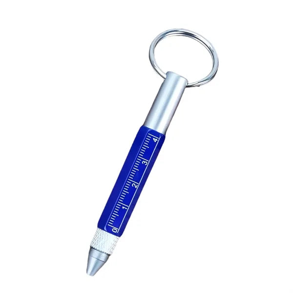 6 in 1 Multitool Tech Tool Pen Ballpoint Ruler Screwdriver