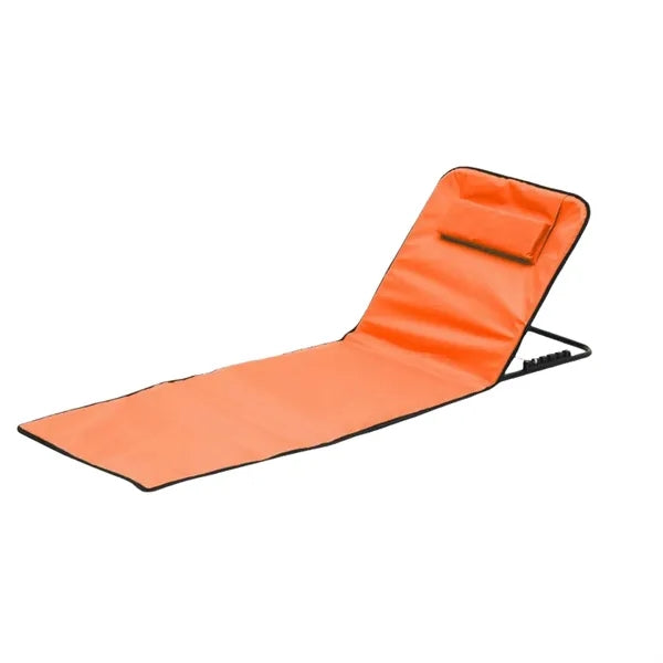 Foldable Beach Mat Adjustable Backrest Sleeping Carry Bag