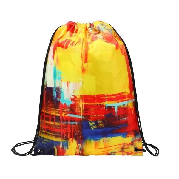 Dye-Sublimated Drawstring Backpack ( 14" X 17" )