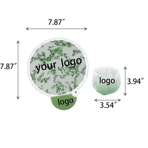 Foldable Advertising Round Fan