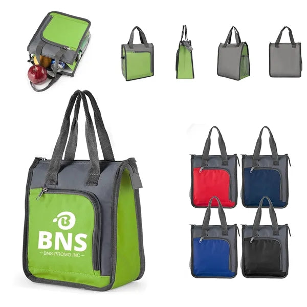Oxford Cloth Insulated Portable Lunch Box Bag
