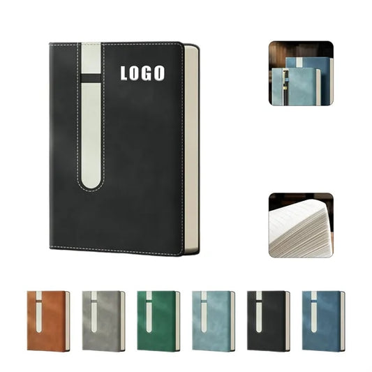 PU Leather Notebook-A5 Journal with Bonus Pen