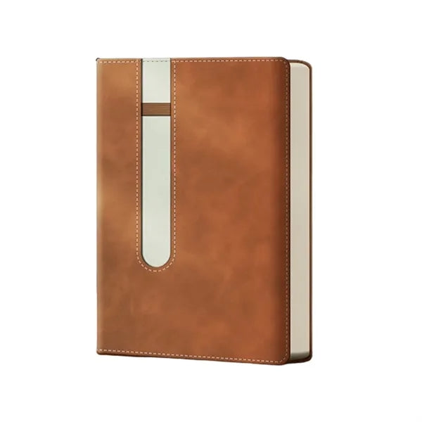 PU Leather Notebook-A5 Journal with Bonus Pen