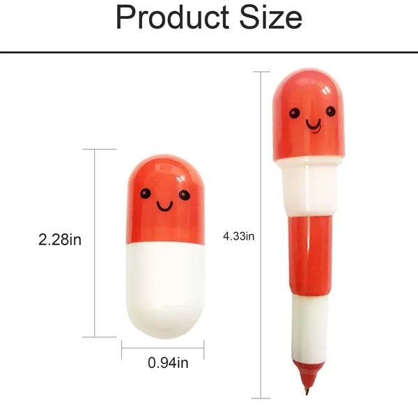 Retractable Pill Ballpoint Pen