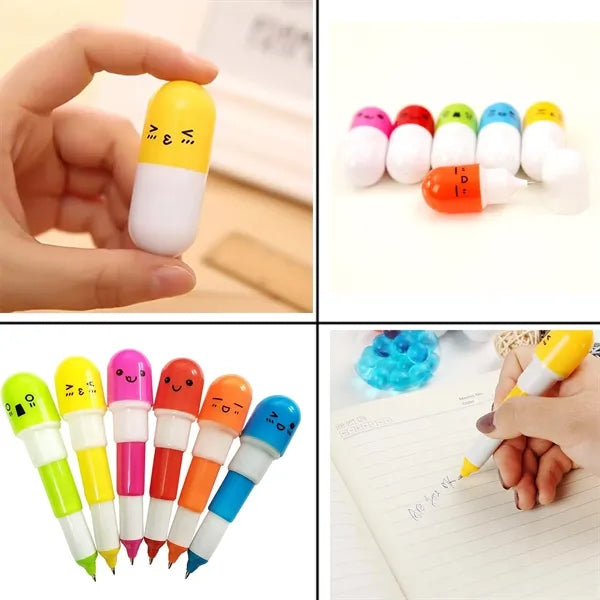 Retractable Pill Ballpoint Pen