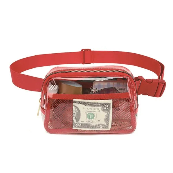 Stadium Approved Clear Belt Waist Bag with Adjustable Strap