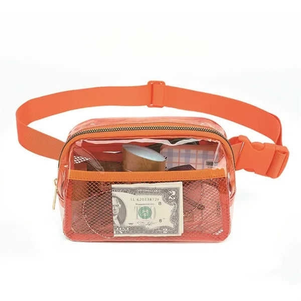 Stadium Approved Clear Belt Waist Bag with Adjustable Strap