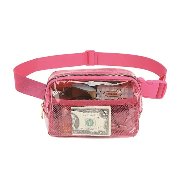 Stadium Approved Clear Belt Waist Bag with Adjustable Strap